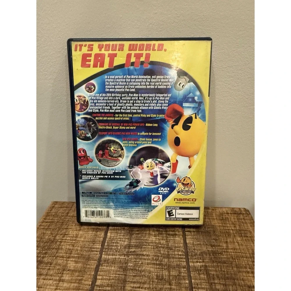 Pac-Man World 3 - PS2 - Sony PlayStation 2 - 2005 -‎ Complete Cib Manual